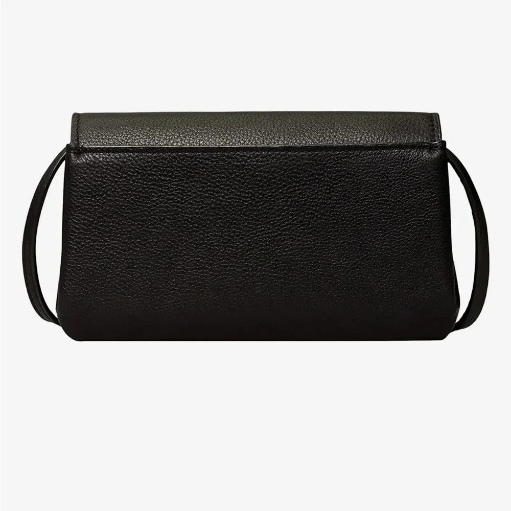 Tory Burch Miller Wallet Crossbody Bag Black Gold